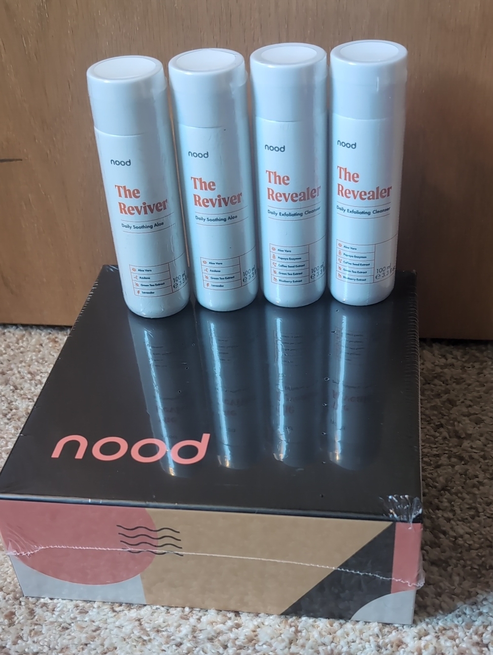 Nood Flasher Hair Removal IPL plus Reviver & The Revealer Skincare Duo in White